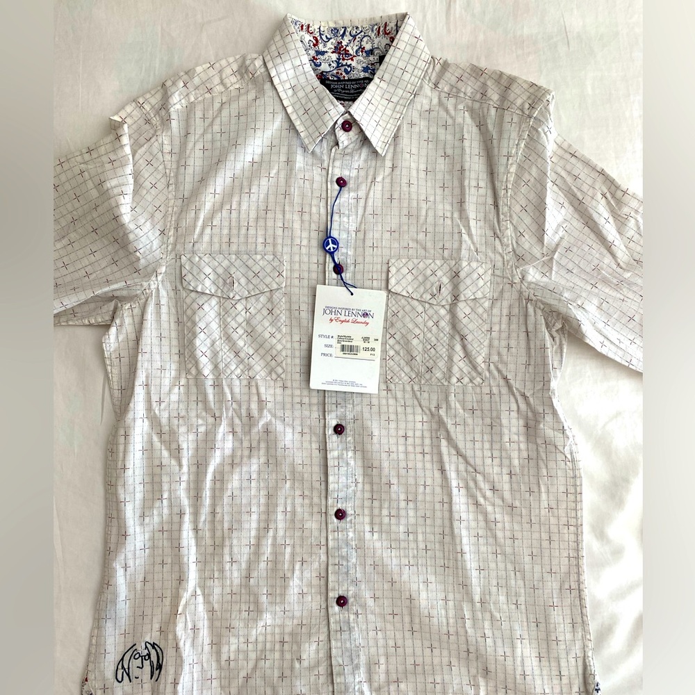 English Laundry , (John Lennon) button up shirt Size Medium
